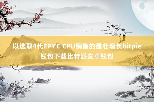 以选取4代EPYC CPU销售的建壮增长bitpie钱包下载比特派安卓钱包