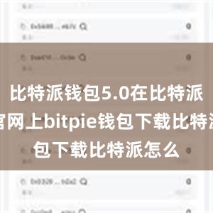 比特派钱包5.0在比特派钱包官网上bitpie钱包下载比特派怎么