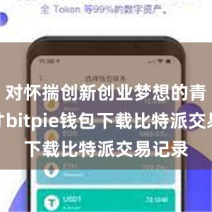 对怀揣创新创业梦想的青年人才bitpie钱包下载比特派交易记录