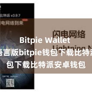 Bitpie Wallet 推出了多语言版bitpie钱包下载比特派安卓钱包