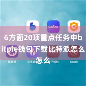 6方面20项重点任务中bitpie钱包下载比特派怎么