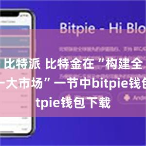 比特派 比特金在“构建全国统一大市场”一节中bitpie钱包下载