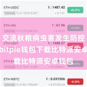 交流秋粮病虫害发生防控情况bitpie钱包下载比特派安卓钱包