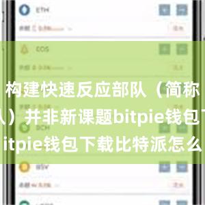 构建快速反应部队（简称快反部队）并非新课题bitpie钱包下载比特派怎么