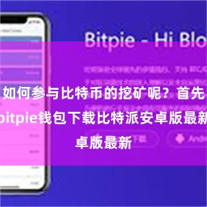 如何参与比特币的挖矿呢？首先bitpie钱包下载比特派安卓版最新