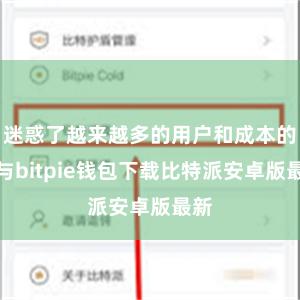 迷惑了越来越多的用户和成本的参与bitpie钱包下载比特派安卓版最新